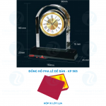 Đồng hồ Kara- Đồng hồ để bàn pha lê đứng vòm