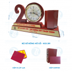 Đồng hồ Kara- Đồng hồ để bàn gỗ số 20