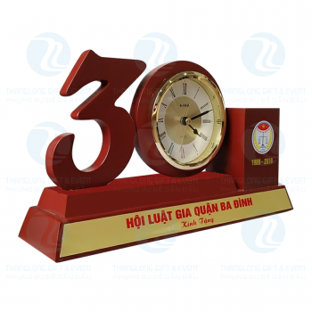 Đồng hồ Kara- Đồng hồ để bàn gỗ số 30