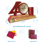 Đồng hồ Kara- Đồng hồ để bàn gỗ số 40