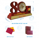 Đồng hồ Kara- Đồng hồ để bàn gỗ số 80