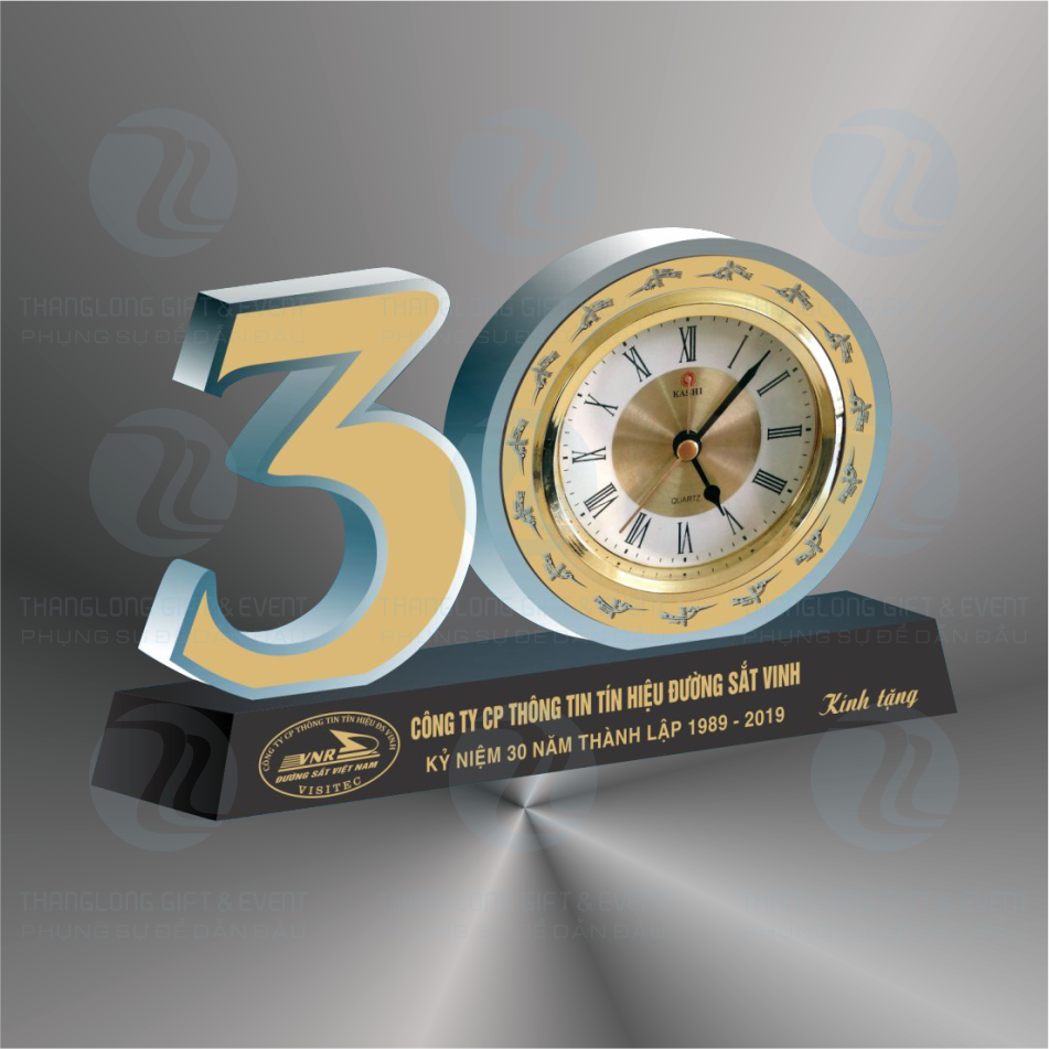 Đồng hồ Kara- Đồng hồ để bàn pha lê số 30